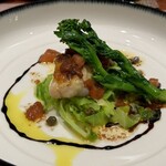 レフ アオキ - 魚メインはハタのムニエル