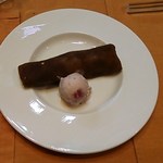 L'Atelier de Fujii - 2014再　黒豆のクレープリコッタチーズのカスタードクリーム