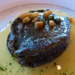 ラ・メール ザ クラシック - 黒あわびのステーキ。焦がしバターソース