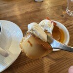 ラ・テイエ - プリント生クリームのスプーン上げ