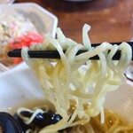 ラーメン大学 - タンメン麺リフト　タンメンは細麺です