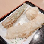 讃岐うどん 條辺 - ちくわ天たまご天イカ天