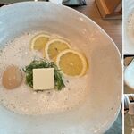 月よみ 鶏そば - Lemonバター鶏そばに味玉トッピングで1,385円。月よみ by GET54(鹿児島空港)TMGP撮影