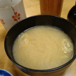 和楽 - 大根とあぶらげの味噌汁