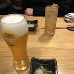 ROBATA ET VINS PETORO - 生ビール500円　コレは安い設定ですね