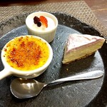 ママン - ３００円追加で三種のデザート