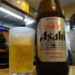 ファイト餃子 - 中瓶ビール