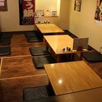Shokusai Shokudou Tobita - 各種ご宴会にはゆったり楽しめるお座敷席もご用意。