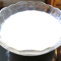 美林華飯店 - 牛肉細切りかけご飯 1000円 の杏仁豆腐