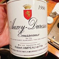 江戸前晋作 - ああっ、1990年なんてチョー当たり年やん。でもピノノワールで34年物ってどうなんやろ。そしてグビッ。おお、枯れていない。四十代の熟女のような香り（喩えです。他意は有りません）
