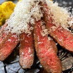 Japanese black beef tagliata