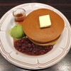 Ko Hi Kan - ホットケーキ 北海道小豆&抹茶アイス（2枚 800円）