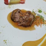 Le Chinois SANO Nagoya - 下ごしらえでやわらかくなったお肉です。