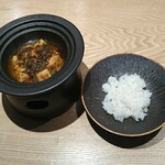 Le Chinois SANO Nagoya - 辛さはふつうにしていただきました。
                      ごはんお替り出来るようです。