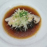 Le Chinois SANO Nagoya - 本当ならこの上にパクチーのせるそうですが、苦手のため無しです。