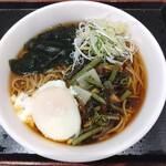 いろり庵きらく そば - 朝食そば（420円）