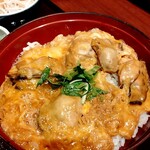 Kamakura Minemoto - 牡蠣とじ丼⭐️ふっくら牡蠣がいっぱい❣️(*´꒳`*)