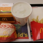 マクドナルド - （2023/12月）グラコロバーガーと昼マックビックマックセット