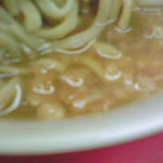 ラーメン二郎 - バッチリ乳化、脂もイイ感じ^^