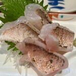 釣宿酒場マヅメ - 氷見の甘鯛炙り