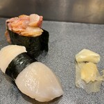 梅丘寿司の美登利 - 赤貝ヒモ、たいら貝
