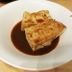 酒場 おちょぼ - どて煮込み　豆腐