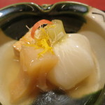にくの匠 三芳 - 鯨のコロと蕪、厚揚げの餡かけ2