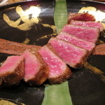 にくの匠 三芳 - 和牛ロース肉のステーキ2