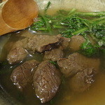 ちゃきちゃき - くじらと菊菜だし煮