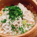 居酒屋一 - 今回の土鍋ご飯はしらす♡