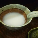 十割そばと酒肴 しおさき - 蕎麦湯