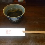 十割そばと酒肴 しおさき - そば茶