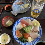魚常 梅が花 - 私の海鮮丼セット