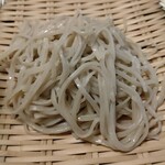 手打ちそば 春日 - 鴨汁そば 麺アップ！