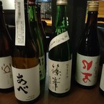 手打ちそば 春日 - 地酒（四合瓶）いろいろ