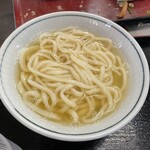 うどん 一福 - かけうどん小300円