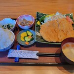 和風旬菜 たけ雀 - 料理写真:◆「ジャンボチキンカツ定食」