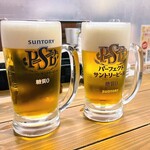 オリオン餃子 - 生ビール
