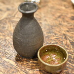 いびさ - 日本酒は１合で注文すると、すべてこのスタイル。２０２４年２月