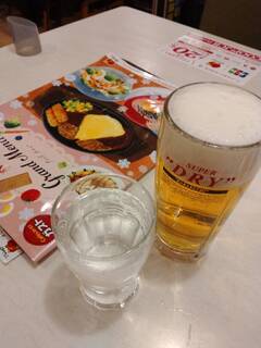 Gasuto - 生ビールとチーズinハンバーグ