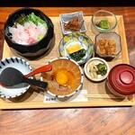 魚とごはん 黒座椿亭 - 宇和島式真鯛ひつまぶしご膳