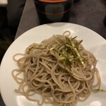 鶏焼いて蕎麦で〆る 個室居酒屋 鳥や - 〆蕎麦　　　信州戸隠蕎麦