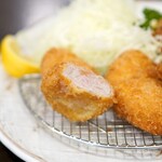 すゞ家 - ヒレカツ・カキ盛り合わせ2200円