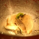 鮨 しみづ - 三陸産牡蠣 低温油仕立てアップ