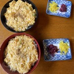 油屋食堂 - とろとろのそぼろ状の具が美味しかった。