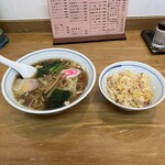 五番 - ラーメン半チャーハン