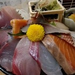 酒と魚とオトコマエ食堂 - ◆オトコマエ刺身10点盛り