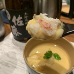 和食 國見 - 蟹の茶碗蒸し