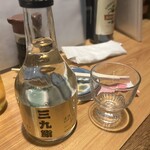 Sankiyuusushi - 三九鮨の冷酒美味しかった。