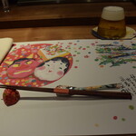 日本料理 潤花 - ２０２４年２月１７日のテーブルセット